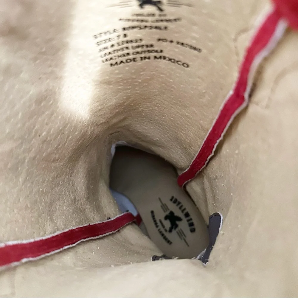 IDYLLWIND WOMEN'S CHARMED LIFE SUEDE WESTERN BOOTS - ROUND TOE RED - Picture 8 of 10